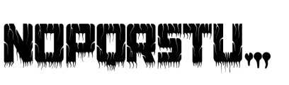 Spooky Grave Regular Font UPPERCASE
