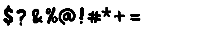 Spooky House Font OTHER CHARS
