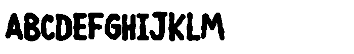 Spooky House Font UPPERCASE