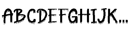 Spooky Phantom Regular Font UPPERCASE