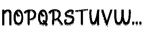 Spooky Phantom Regular Font UPPERCASE