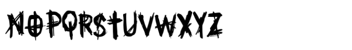 Spooky Punk Font LOWERCASE