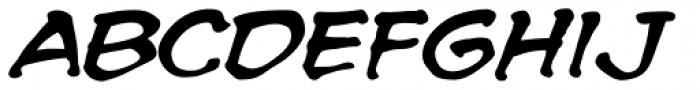 Spookytooth Italic Font LOWERCASE