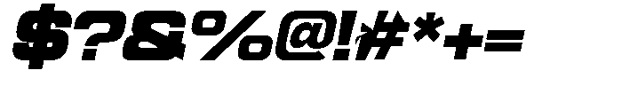 Sport Break Black Italic Font OTHER CHARS