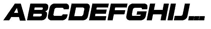 Sport Break Black Italic Font UPPERCASE