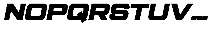 Sport Break Black Italic Font UPPERCASE