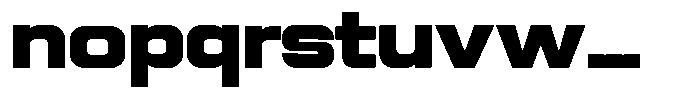 Sport Break Black Font LOWERCASE