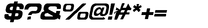 Sport Break Bold Italic Font OTHER CHARS