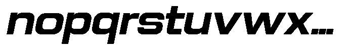 Sport Break Bold Italic Font LOWERCASE