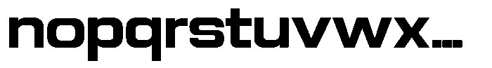 Sport Break Bold Font LOWERCASE