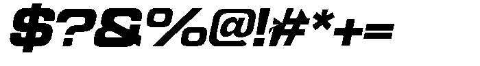 Sport Break Extra Bold Italic Font OTHER CHARS