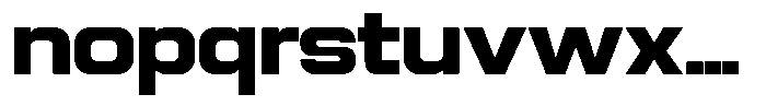 Sport Break Extra Bold Font LOWERCASE