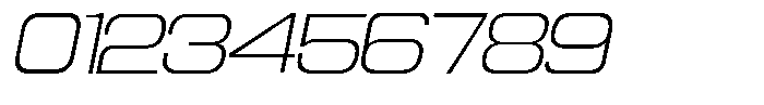 Sport Break Extra Light Italic Font OTHER CHARS
