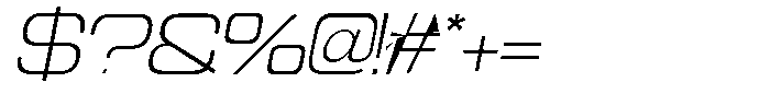 Sport Break Extra Light Italic Font OTHER CHARS