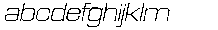 Sport Break Extra Light Italic FONT