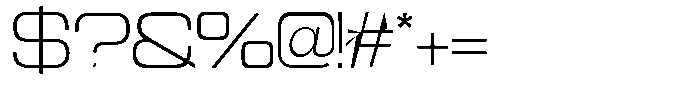 Sport Break Extra Light Font OTHER CHARS