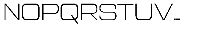 Sport Break Extra Light Font UPPERCASE