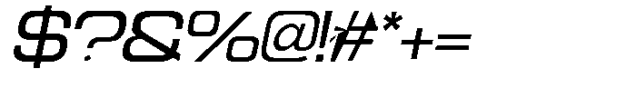 Sport Break Italic Font OTHER CHARS