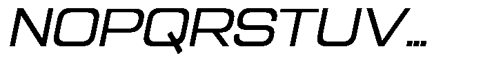 Sport Break Italic Font UPPERCASE