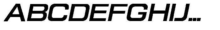 Sport Break Semi Bold Italic Font UPPERCASE