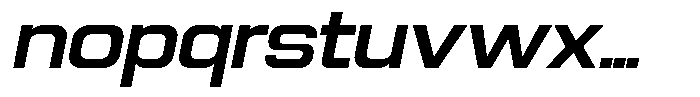 Sport Break Semi Bold Italic Font LOWERCASE