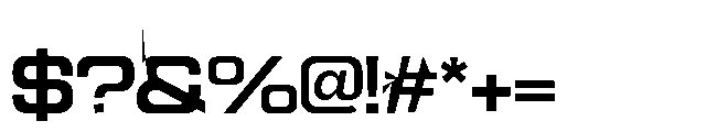 Sport Break Semi Bold Font OTHER CHARS