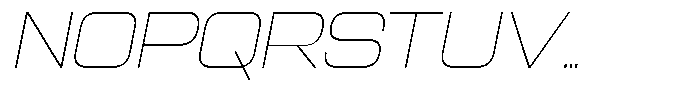 Sport Break Thin Italic Font UPPERCASE