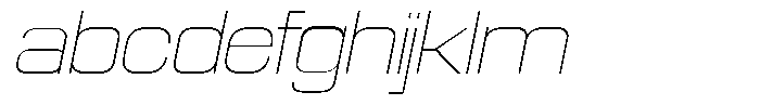 Sport Break Thin Italic FONT
