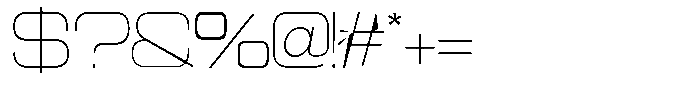 Sport Break Thin Font OTHER CHARS