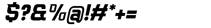 Sport Event Italic Display Font OTHER CHARS