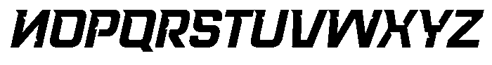 Sport Event Italic Display Font UPPERCASE