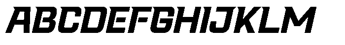 Sport Event Italic Font UPPERCASE