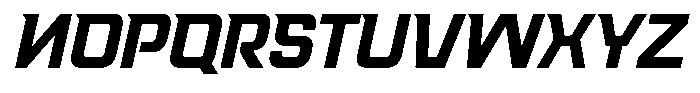 Sport Event Italic Font UPPERCASE