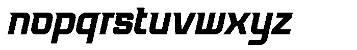 Sport Event Italic Font LOWERCASE