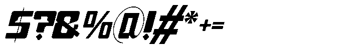 Sport Pulse Italic Font OTHER CHARS
