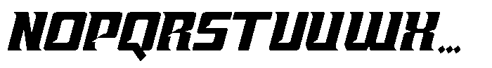 Sport Pulse Italic Font UPPERCASE