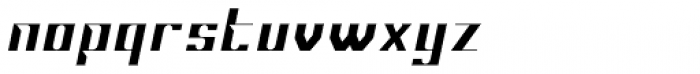 Sportage Thin Italic Font LOWERCASE