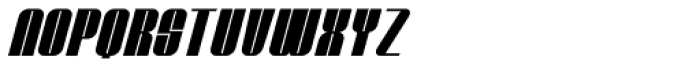 Sportune Narrow Italic Font LOWERCASE