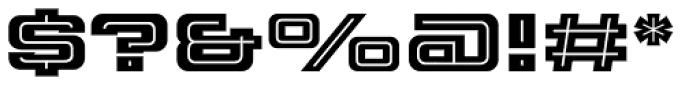 Sporty Pro Black Inline XP Font OTHER CHARS