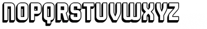 Sporty Pro Shadow CD Font LOWERCASE