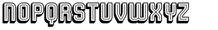 Sporty Pro Shadow Inline CD Font UPPERCASE