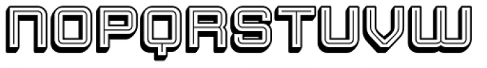 Sporty Pro Shadow Inline Font UPPERCASE