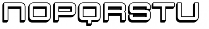 Sporty Pro Shadow XP Font UPPERCASE