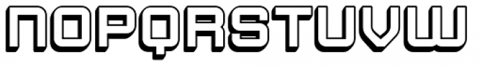 Sporty Pro Shadow Font UPPERCASE