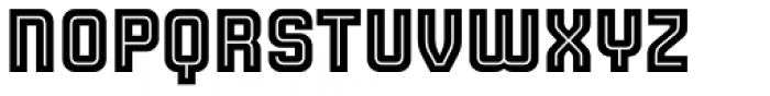 Sporty Pro XBold Inline CD Font UPPERCASE