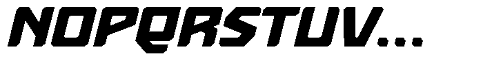 Sporty Youth Italic Font UPPERCASE