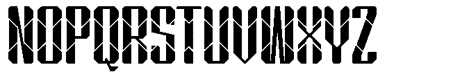 Spotagonix Strip Regular Font UPPERCASE