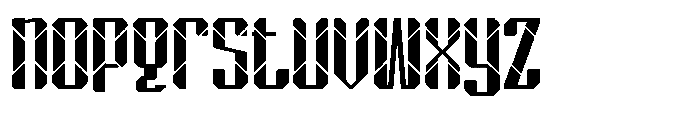 Spotagonix Strip Regular Font LOWERCASE