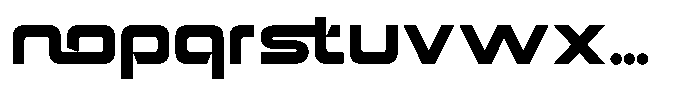 Spotfix Bold Font LOWERCASE