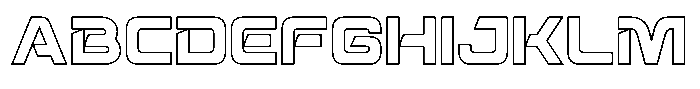 Spotfix Outline Bold Font UPPERCASE